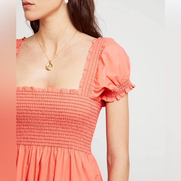 O.P.T Square Neck Smocked Maxi Dress - Picture 4 of 4